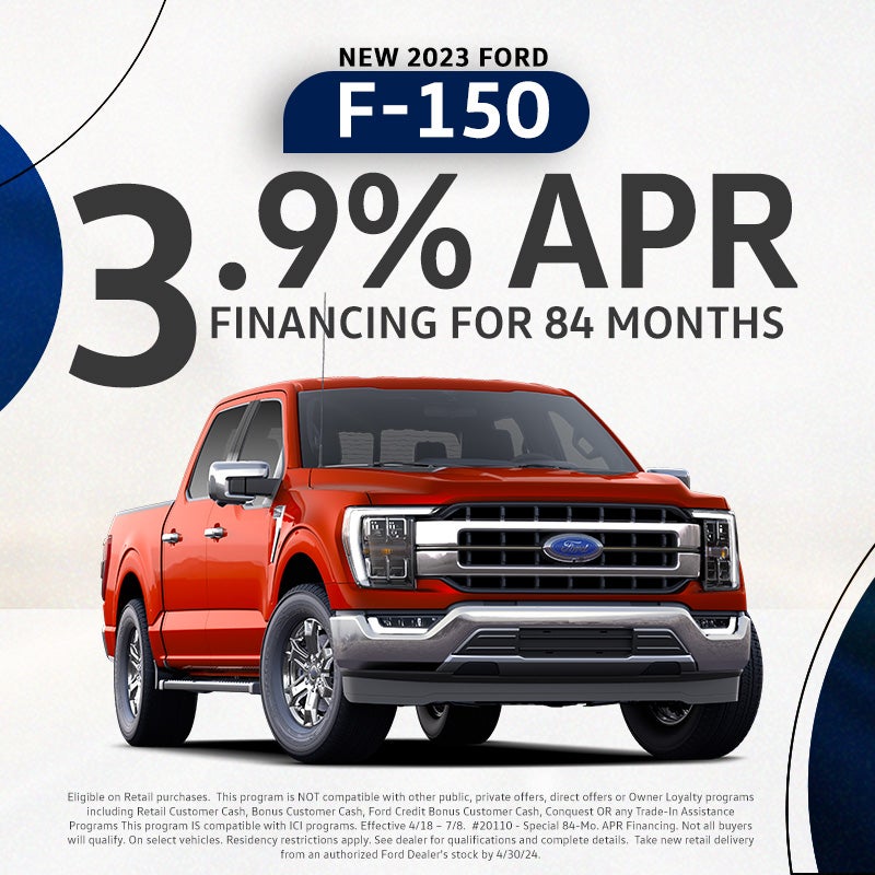 2023 F-150 3.9% for 84 months
