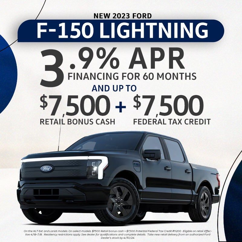 2023 Lightning 3.9% APR for 60 months and bonus cash